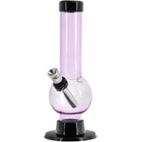 JM Enterprises 6" Acrylic Bubble Bong - Multiple Colors