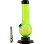 JM Enterprises 6" Acrylic Bubble Bong - Multiple Colors