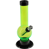 JM Enterprises 6" Acrylic Bubble Bong - Multiple Colors