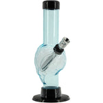 JM Enterprises Mini Skull Acrylic Bong - 6" Tall - Multiple Colors