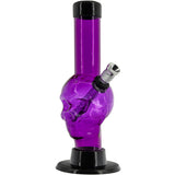 JM Enterprises Mini Alien Head Acrylic Bong - 6" Tall - Multiple Colors