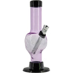 JM Enterprises Mini Skull Acrylic Bong - 6" Tall - Multiple Colors