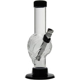 JM Enterprises Mini Skull Acrylic Bong - 6" Tall - Multiple Colors