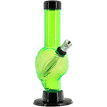 JM Enterprises Mini Skull Acrylic Bong - 6" Tall - Multiple Colors