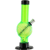 JM Enterprises Mini Skull Acrylic Bong - 6" Tall - Multiple Colors