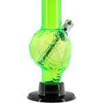 JM Enterprises Mini Skull Acrylic Bong - 6" Tall - Multiple Colors