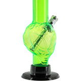 JM Enterprises Mini Skull Acrylic Bong - 6" Tall - Multiple Colors