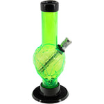 JM Enterprises Mini Skull Acrylic Bong - 6" Tall - Multiple Colors