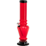 JM Enterprises 12" Acrylic Vase Base Bong - Multiple Colors