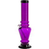 JM Enterprises 12" Acrylic Vase Base Bong - Multiple Colors