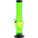 JM Enterprises 12" Acrylic Vase Base Bong - Multiple Colors