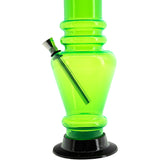 JM Enterprises 12" Acrylic Vase Base Bong - Multiple Colors