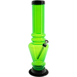 JM Enterprises 12" Acrylic Vase Base Bong - Multiple Colors