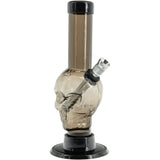 JM Enterprises Mini Alien Head Acrylic Bong - 6" Tall - Multiple Colors