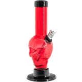 JM Enterprises Mini Alien Head Acrylic Bong - 6" Tall - Multiple Colors