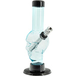 JM Enterprises Mini Alien Head Acrylic Bong - 6" Tall - Multiple Colors