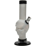 JM Enterprises Mini Alien Head Acrylic Bong - 6" Tall - Multiple Colors