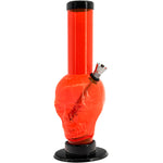 JM Enterprises 9-12" Acrylic Skull Bong - Multiple Colors