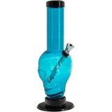 JM Enterprises 9-12" Acrylic Skull Bong - Multiple Colors