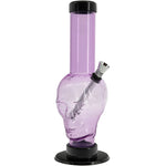 JM Enterprises 9-12" Acrylic Skull Bong - Multiple Colors