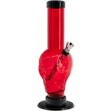 JM Enterprises 9-12" Acrylic Skull Bong - Multiple Colors