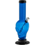 JM Enterprises 9-12" Acrylic Skull Bong - Multiple Colors