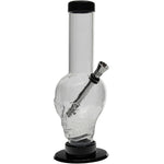 JM Enterprises 9-12" Acrylic Skull Bong - Multiple Colors