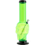 JM Enterprises 12-15" Acrylic Skull Chamber Bong - Multiple Colors