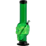 JM Enterprises 12-15" Acrylic Skull Chamber Bong - Multiple Colors