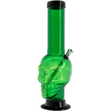 JM Enterprises 12-15" Acrylic Skull Chamber Bong - Multiple Colors