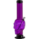 JM Enterprises 12-15" Acrylic Skull Chamber Bong - Multiple Colors