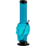 JM Enterprises 12-15" Acrylic Skull Chamber Bong - Multiple Colors