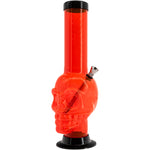 JM Enterprises 12-15" Acrylic Skull Chamber Bong - Multiple Colors