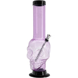 JM Enterprises 12-15" Acrylic Skull Chamber Bong - Multiple Colors