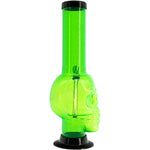 JM Enterprises 12-15" Acrylic Skull Chamber Bong - Multiple Colors