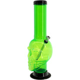 JM Enterprises 12-15" Acrylic Skull Chamber Bong - Multiple Colors