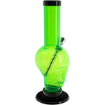 JM Enterprises 12-15" Acrylic Skull Chamber Bong - Multiple Colors