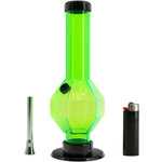 JM Enterprises 9-12" Acrylic Diamond Bong - Multiple Colors