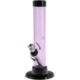 JM Enterprises 6" Acrylic Straight Tube Bong - Multiple Colors