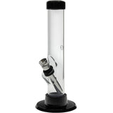 JM Enterprises 6" Acrylic Straight Tube Bong - Multiple Colors