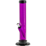 JM Enterprises 6-9-12" Acrylic Straight Tube Bong - Multiple Colors