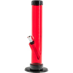 JM Enterprises 6-9-12" Acrylic Straight Tube Bong - Multiple Colors