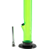 JM Enterprises 6-9-12" Acrylic Straight Tube Bong - Multiple Colors