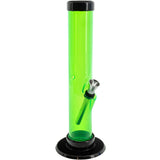 JM Enterprises 6-9-12" Acrylic Straight Tube Bong - Multiple Colors