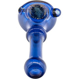 Ice Blue Reversal Spoon Glass Pipe by Chris Lezak