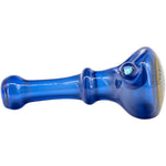 Ice Blue Reversal Spoon Glass Pipe by Chris Lezak