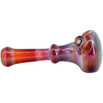 Reversal and Opal Marble Glass Spoon Pipe by Chris Lezak