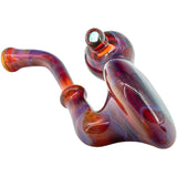 Wig Wag Blue Wave Reversal Sherlock Glass Pipe by Chris Lezak