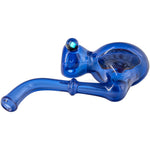 Wig Wag Rainbow Reversal Sherlock Glass Pipe by Chris Lezak