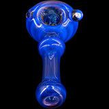 Ice Blue Reversal Spoon Glass Pipe by Chris Lezak